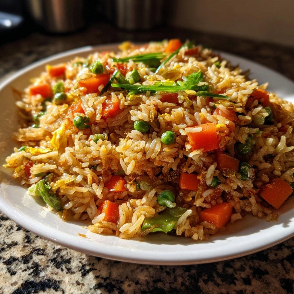 Gebratener Reis mit Gemüse