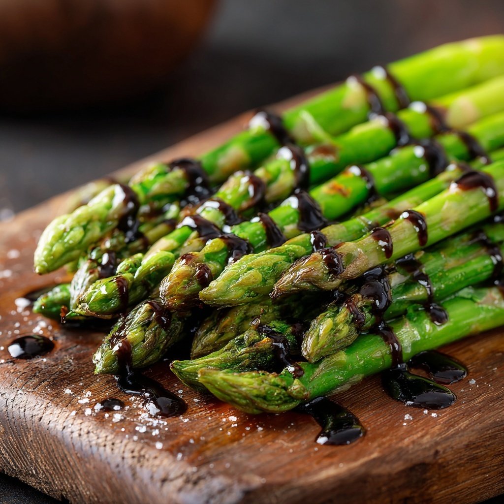 Grüner Spargel Mit Balsamico