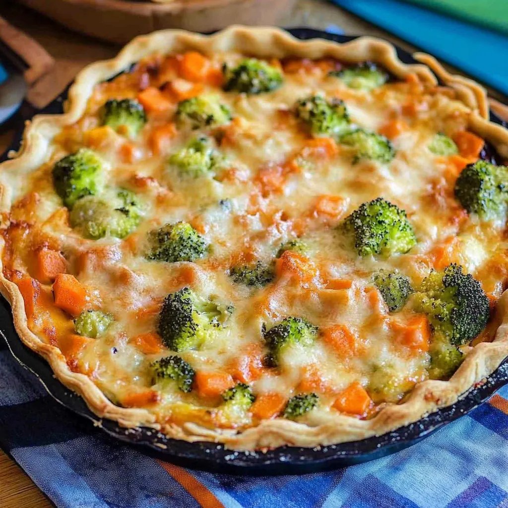 Brokkoli Möhren Quiche