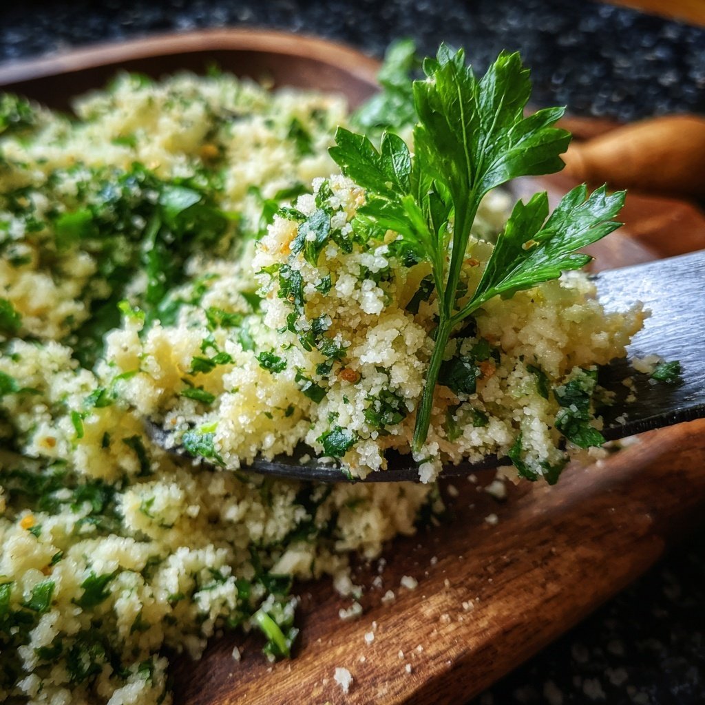 Blumenkohl Couscous Mit Petersilie