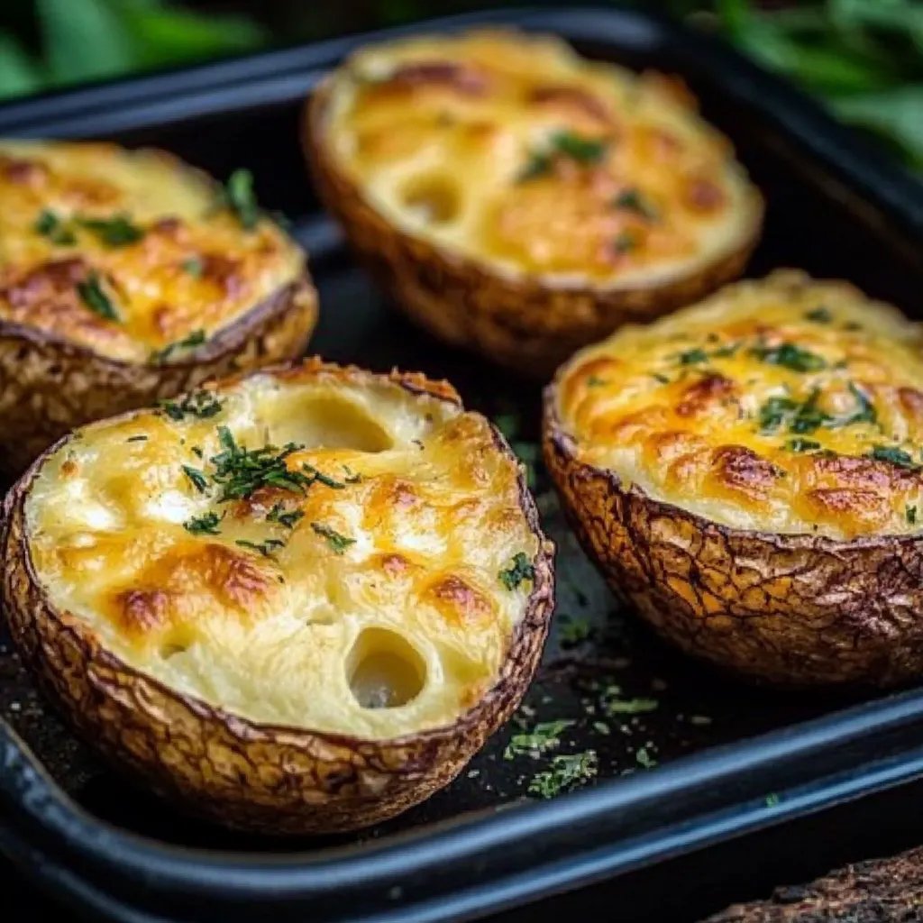 Gebackene Käse-Kartoffeln