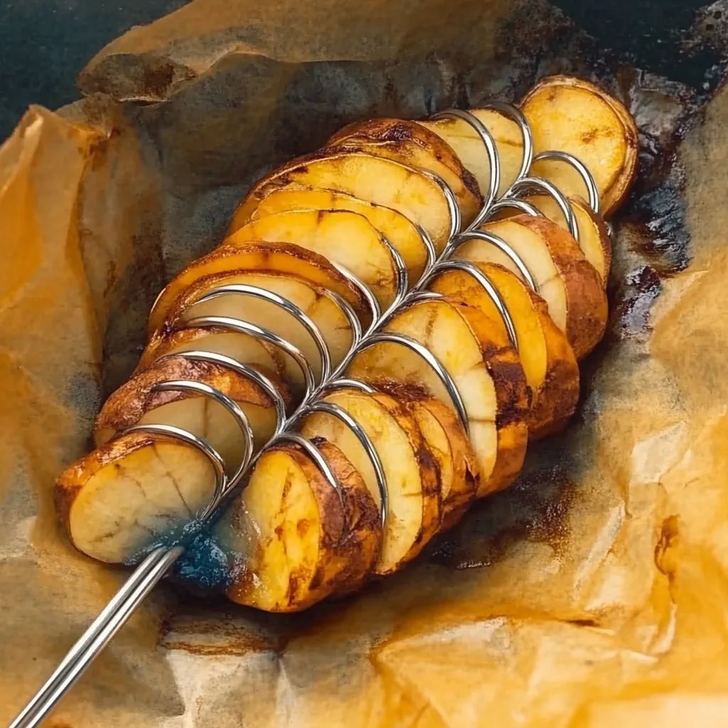 Knusprige Spiralkartoffeln