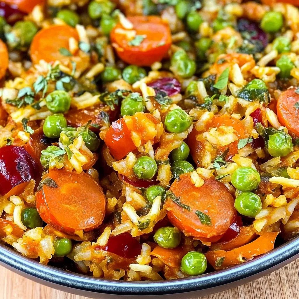 Reispfanne mit Gemüse