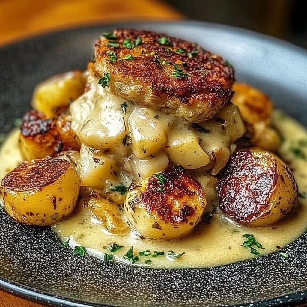 Gebackener Spitzkohl mit cremiger Sauce
