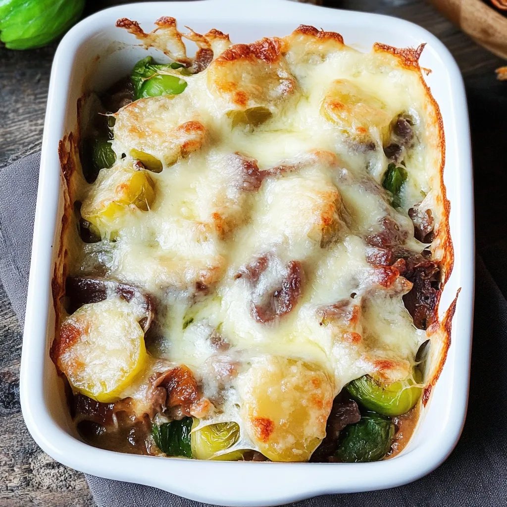 Rosenkohl-Hackfleisch-Auflauf