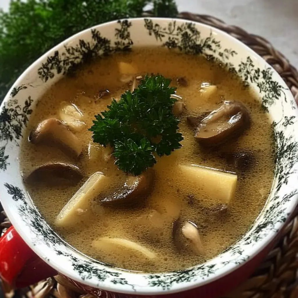 Waldpilzsuppe mit Sahne