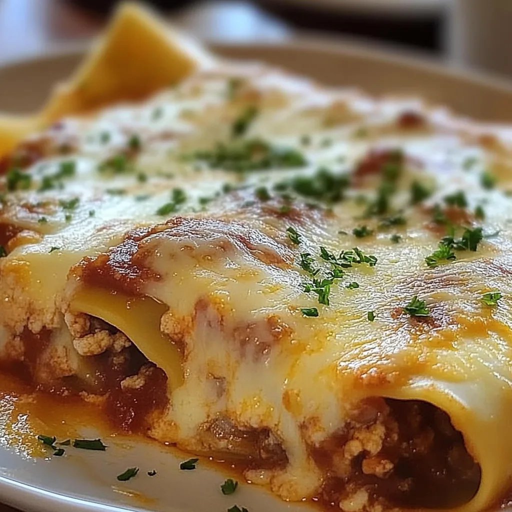 Herzhafte Cannelloni mit Rindfleisch & Käse