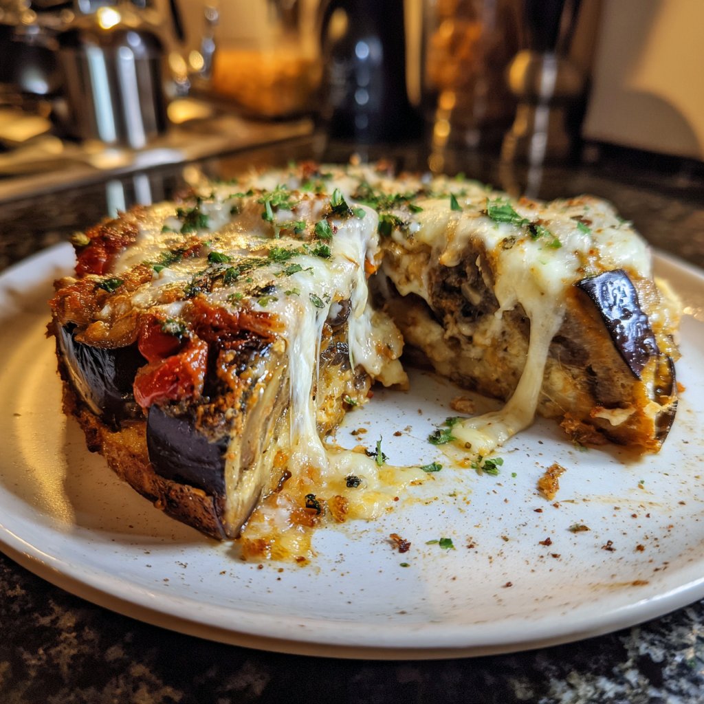 Auberginenauflauf cremig