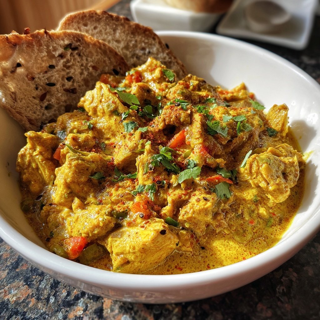 Kalorienarmes Hähnchen Curry