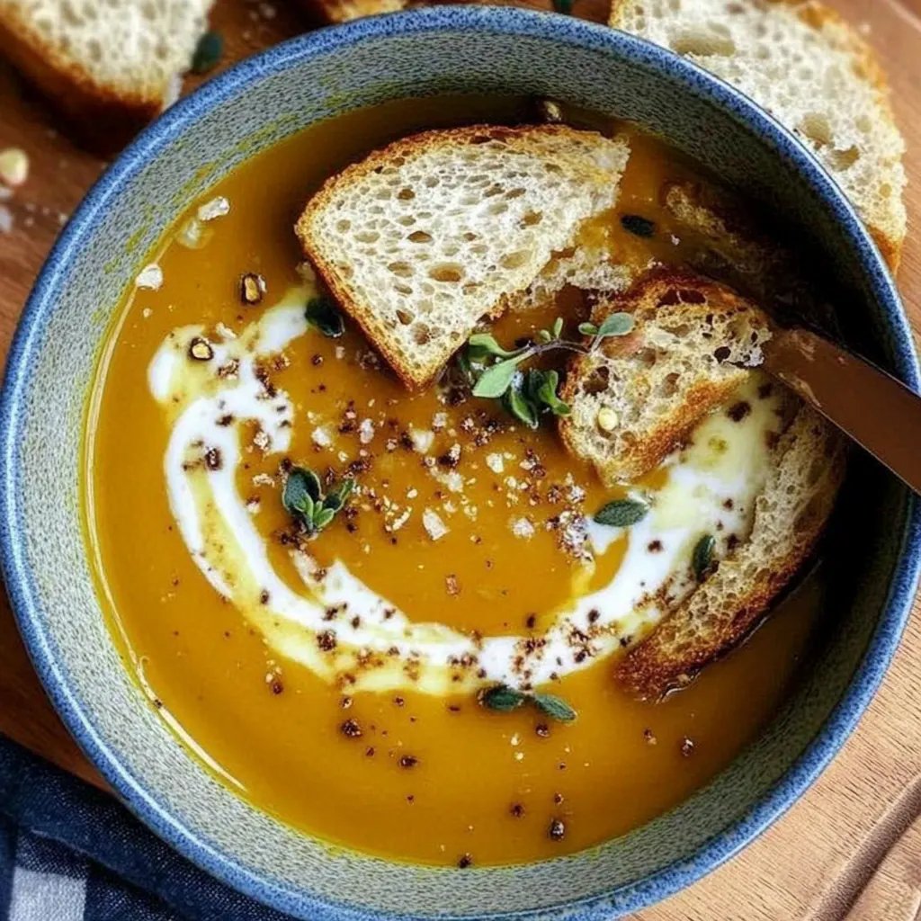 Kürbissuppe mit Kokosmilch